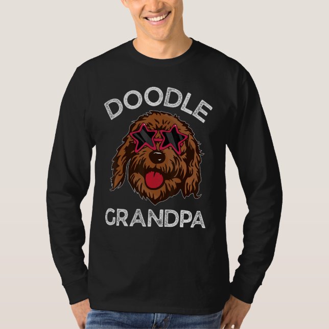T-shirt Doodle Grandpa Labradoodle Dog   Father s Day (Devant)