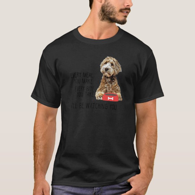 T-shirt Doodle Maman Chaque Repas Vous Faites Doodle Dog M (Devant)
