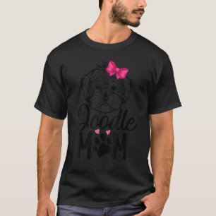 T-shirt Doodle Maman Golden Doodle Propriétaire Chien Mama