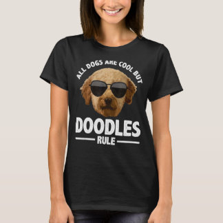 T-shirt Doodle mignon Pour Hommes Femmes Doodle Doré Labra