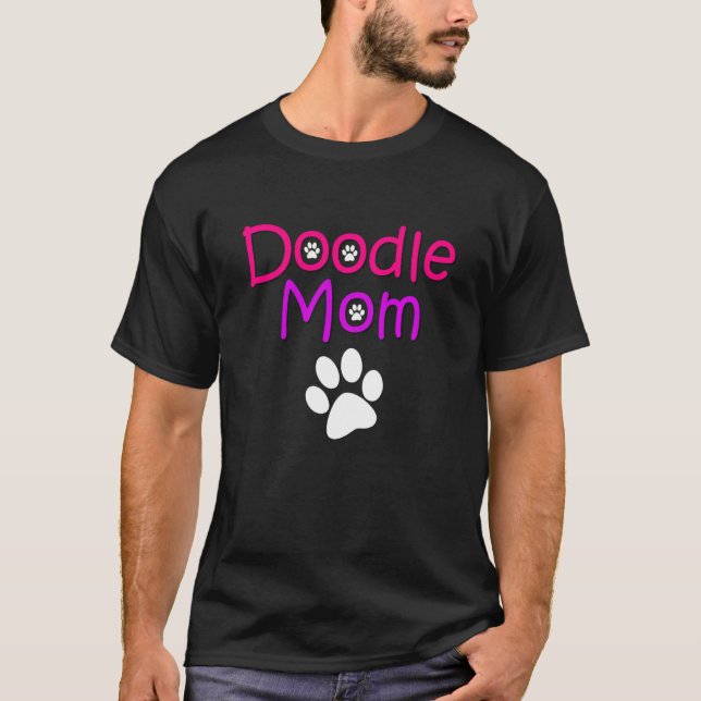 T-shirt Doodle Mom Aussiedoodle Sheepadoodle Bernedoodle P (Devant)