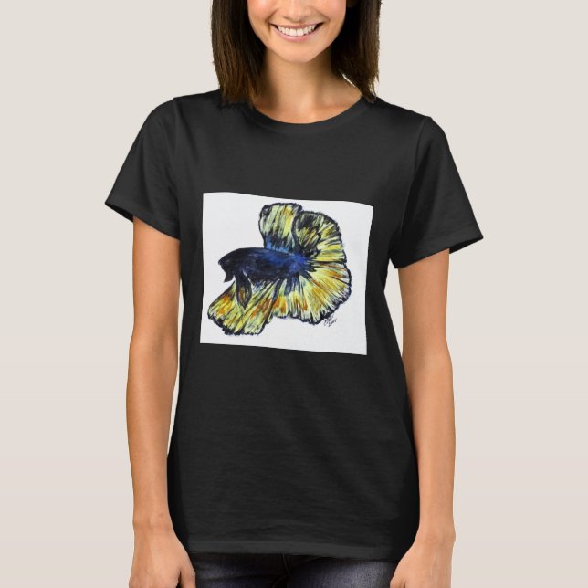 T-shirt Doodle No 34 Betta Fish (Devant)