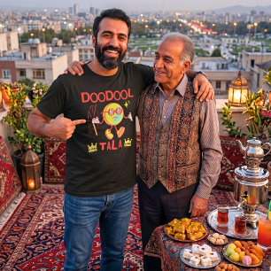 T-shirt Doodool Tala Cadeau iranien drôle pour mari