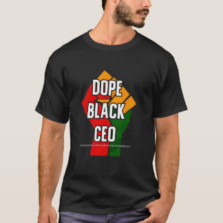 T-shirt Dope PDG Noir Mois d'histoire Noire Long Manche T 