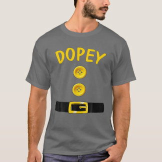 T-shirt Dopey Dwarf Halloween Costume Color Matching Dopey