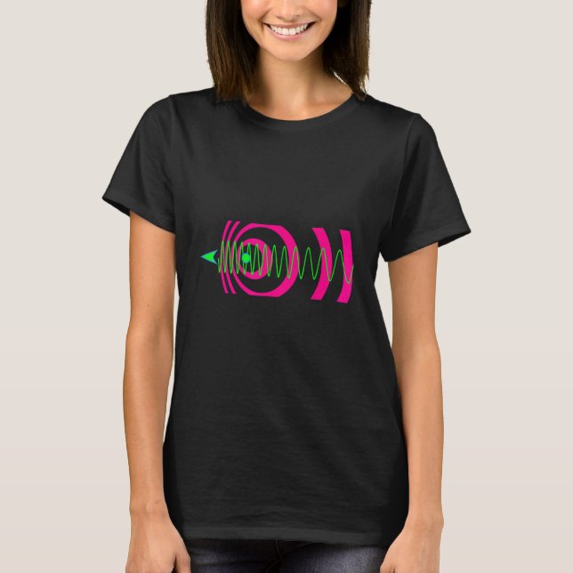 T-shirt Doppler Effect Physique Science Equation Physicien (Devant)