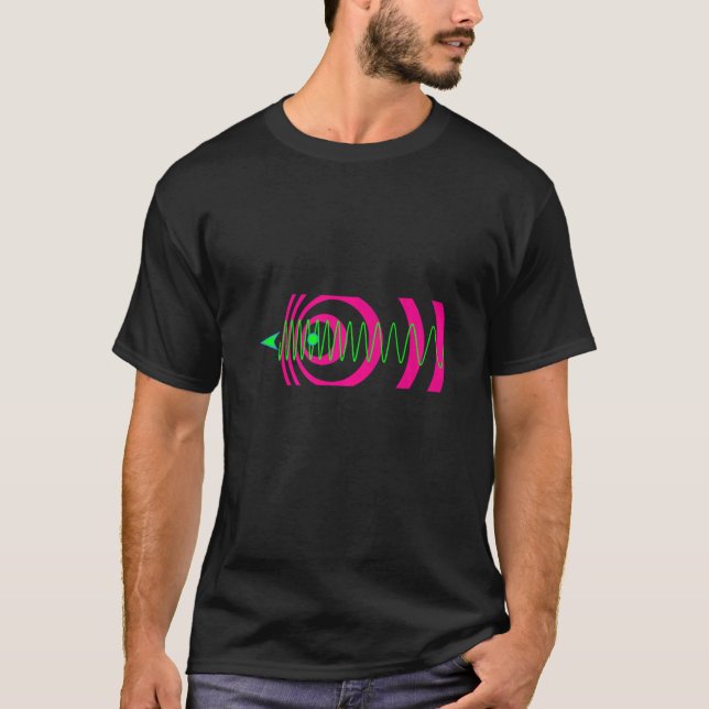 T-shirt Doppler Effect Physique Science Equation Physicien (Devant)