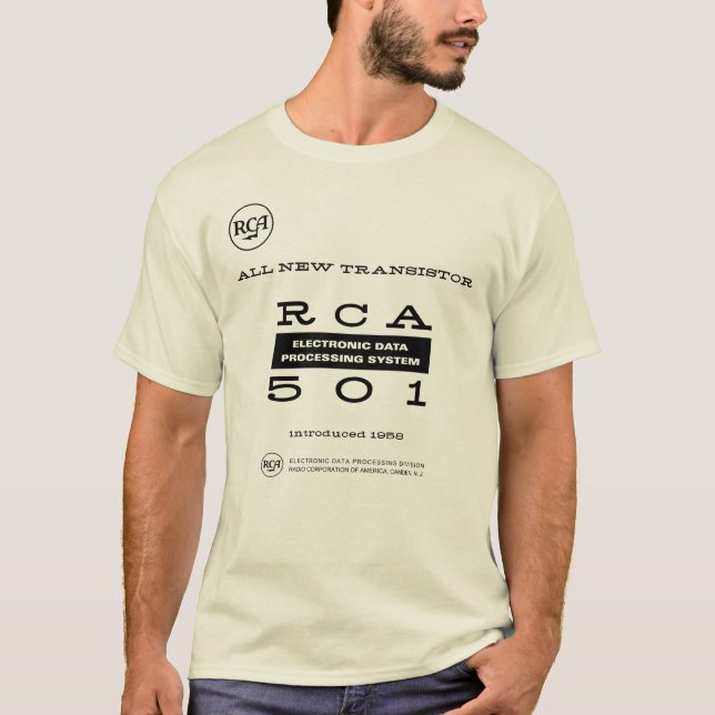 T-shirt d'ordinateur de RCA 501 (Devant)
