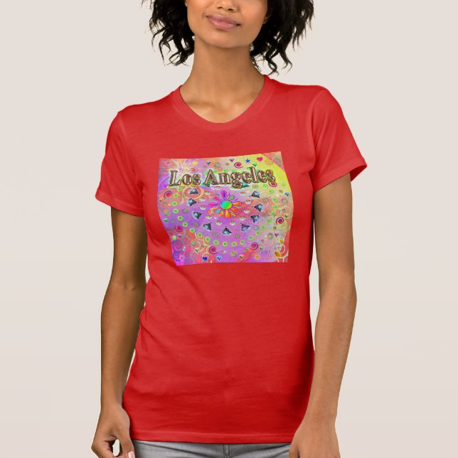 T-shirt doré Lucky de Los Angeles (Devant)