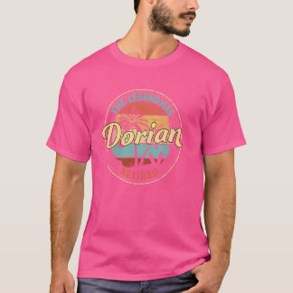 T-shirt Dorian Legend A Retraité Personnalisé La Retraite