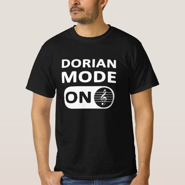 T-shirt Dorian Music Mode On - Hommes (Devant)