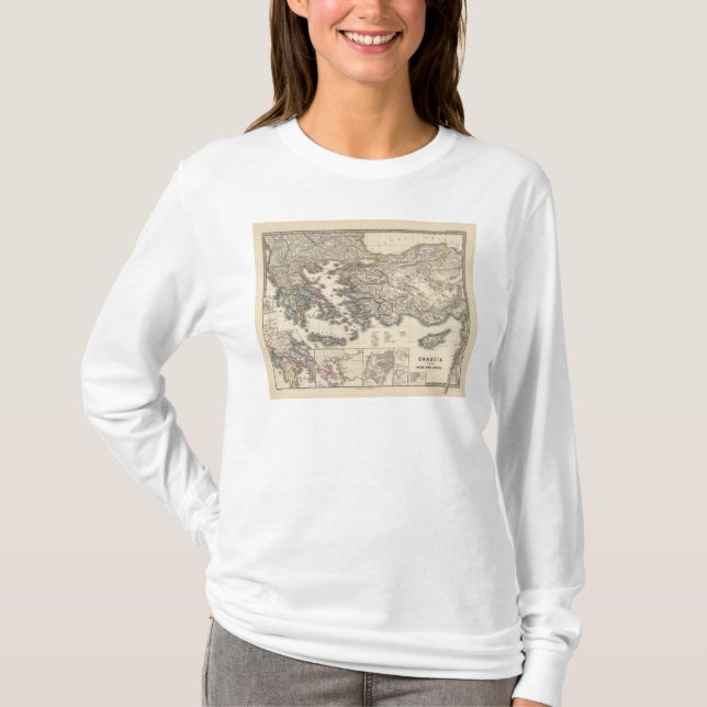 T-shirt Doricae de migrationis de tempore de Graecia (Devant)