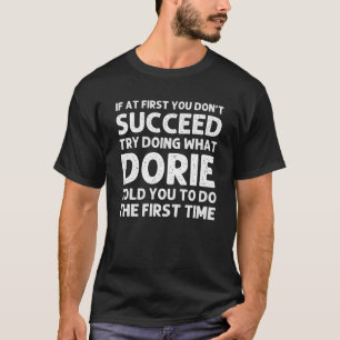 T-shirt DORIE Nom Personnalisé Anniversaire Funny Christma