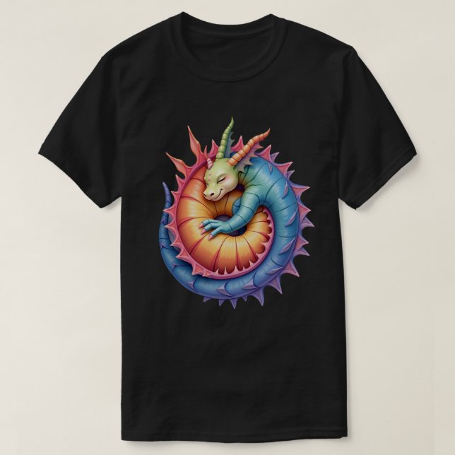 T-shirt Dormeur Arc-en-Ciel (Design devant)