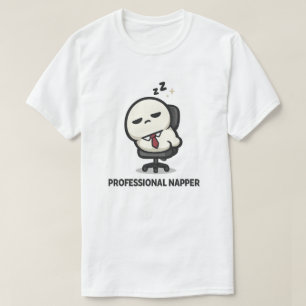 T-shirt Dormeuse professionnelle - Personnage de bureau mi