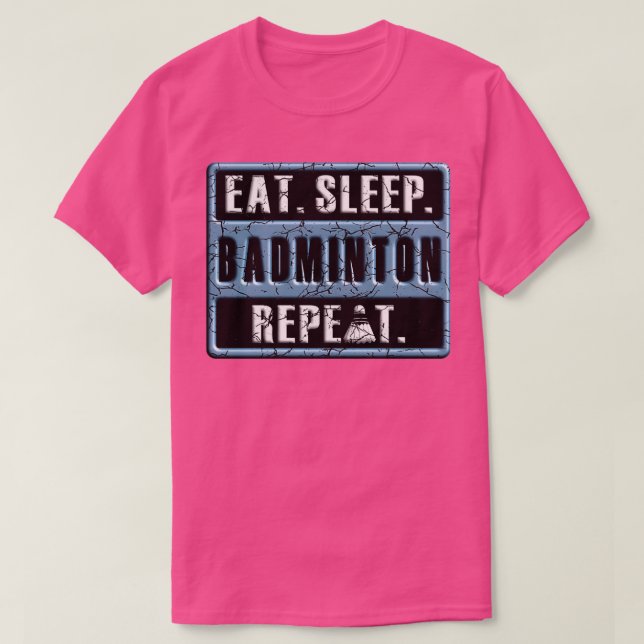 T-SHIRT DORMIR BADMINTON REPÉRER T 81 (Design devant)