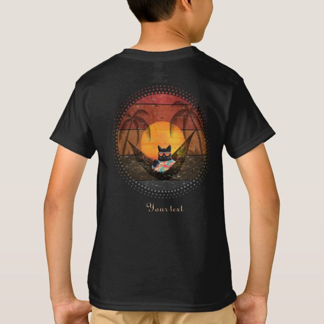 T-shirt Dormir Cool Chat's Tropical Escape Boy (Dos)