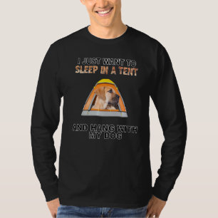 T-shirt Dormir Dans Une Tente Et Accrocher W Boerbol