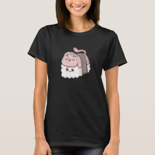 T-shirt Dormir de chat sur un Sushi des fans japonais de n