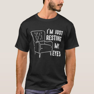 T-shirt Dormir Je ne fais que reposer mes yeux Hommes Papa