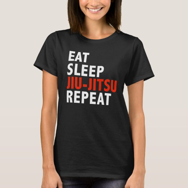 T-shirt Dormir Jiu Jitsu Brésil Jiu Jitsu (Devant)