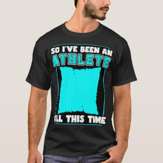T-shirt Dormir Si J'Ai Été Un Athlète Tout Ce Temps