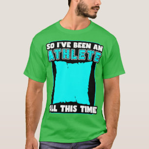 T-shirt Dormir Si J'Ai Été Un Athlète Tout Ce Temps
