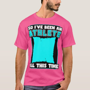 T-shirt Dormir Si J'Ai Été Un Athlète Tout Ce Temps