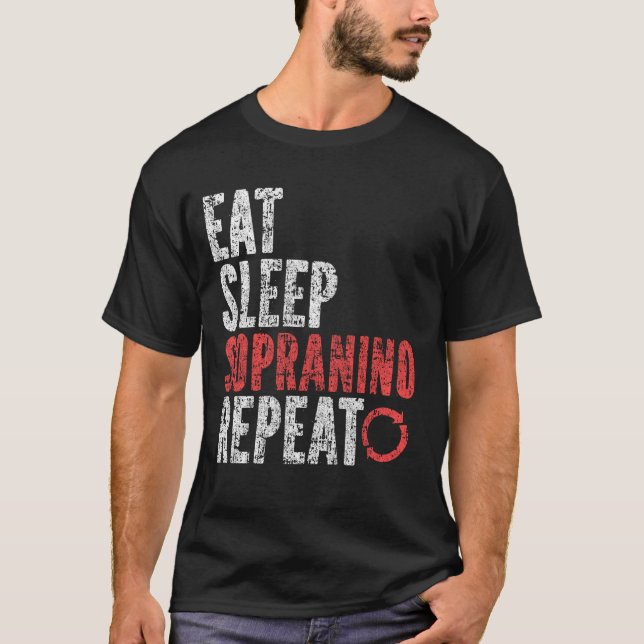 T-shirt Dormir Sopranino Répéter (Devant)