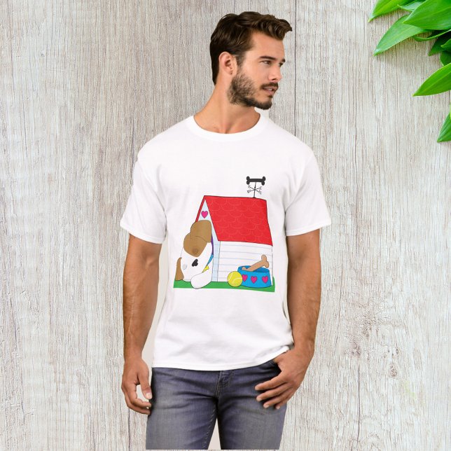 T-shirt Dormir Un Chien Dans Une Maison De Chien (Créateur téléchargé)