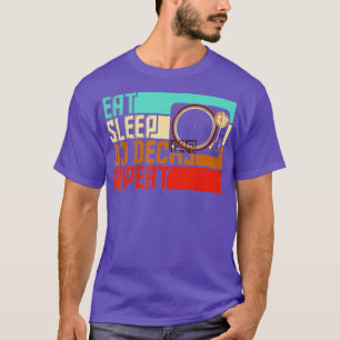 T-shirt Dormir vintage Répéter les ponts DJ