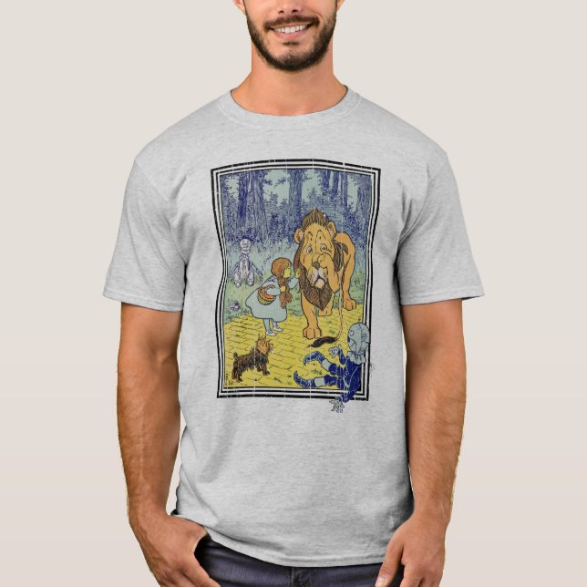 T-shirt Dorothy et ses amis du Magicien d'Oz (Devant)