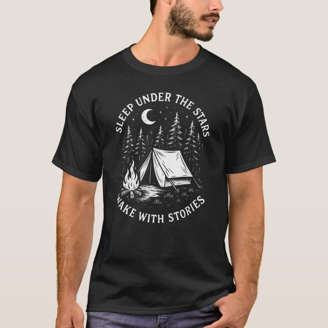 T-Shirt Dors Sous Les Étoiles (Devant)