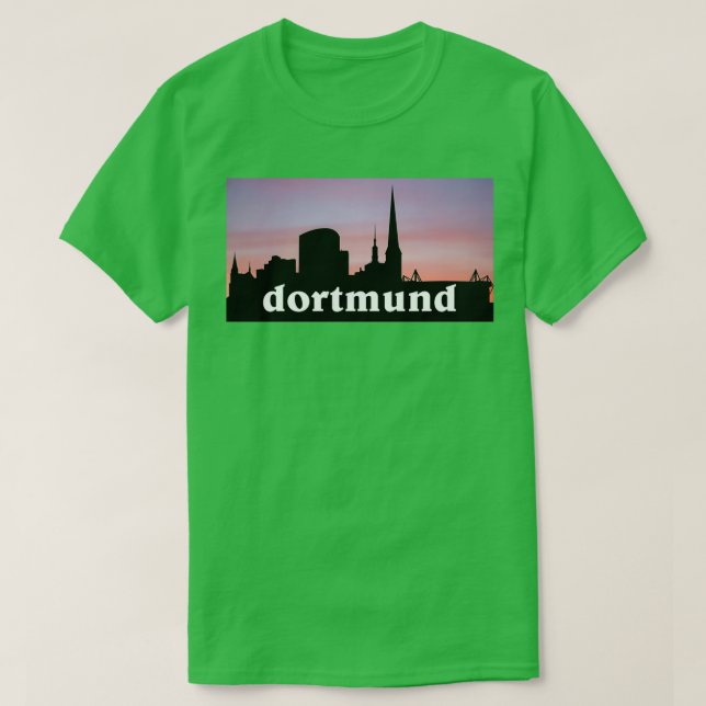 T-shirt Dortmund Skyline (Design devant)