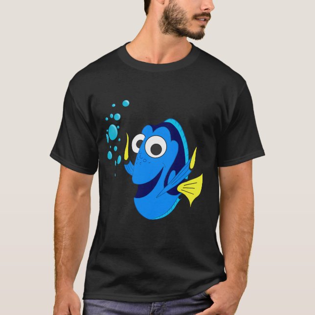T-shirt Dory mignonne avec des bulles (Devant)