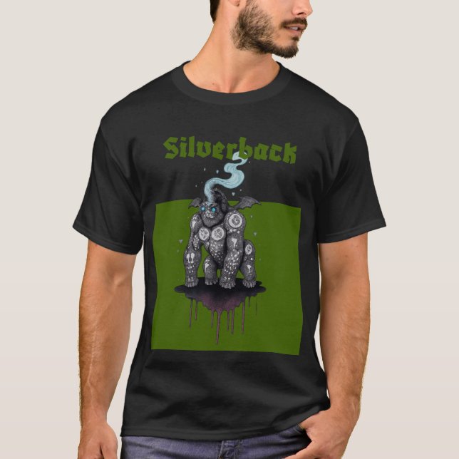 T-shirt Dos argenté (Devant)