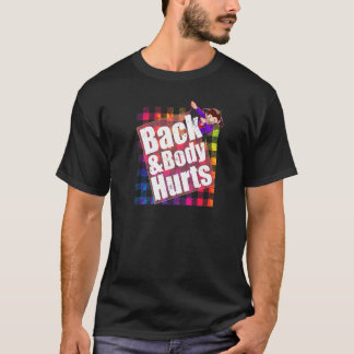 T-shirt Dos & Corps Blessés TieDye Plaid Citation Yoga Gym