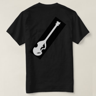 T-shirt Dos d'avant de bassiste de Hofner