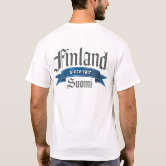 T-shirt Dos de la Finlande depuis 1917