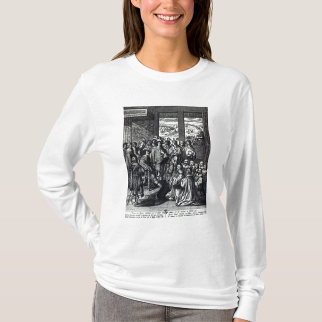 T-shirt Dos de Louis XIII du siège de La Rochelle (Devant)