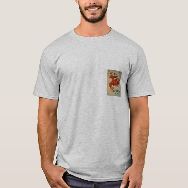 T-shirt DOS de ranch de homard (Devant)