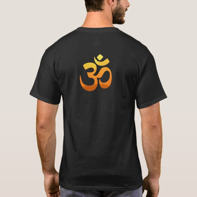 T-shirt Dos Design Om Mantra Symbole Méditation Yoga Homme (Dos)