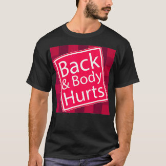 T-shirt Dos et corps blessent Drôle Citation Yoga Gym Entr