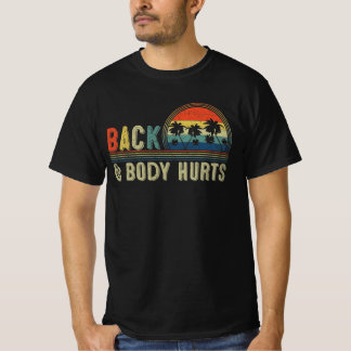 T-shirt Dos Et Corps Blessés