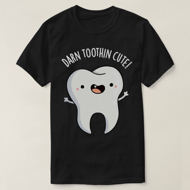 T-shirt Dos Foncé Cute Drôle Doux Dos Pun 1 (Design devant)