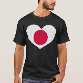 T-shirt Dos japonais de coeur : priez pour le Japon