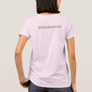 T-shirt dos rose vif Sandbagger femmes