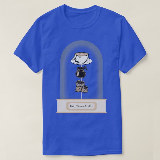 T-shirt Dose Quotidienne De Café De Vitamine (Design devant)