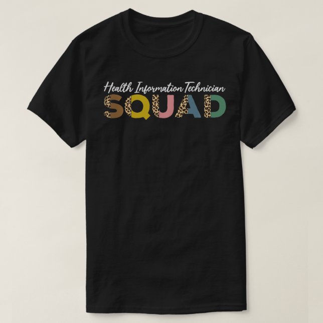 T-shirt Dossier Médicale de l'équipe du technicien en info (Design devant)