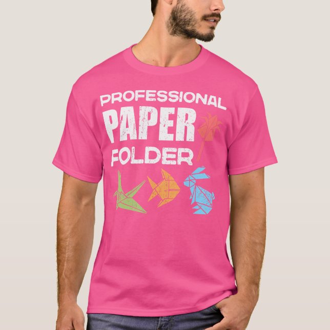 T-shirt Dossier papier professionnel Origami Master (Devant)